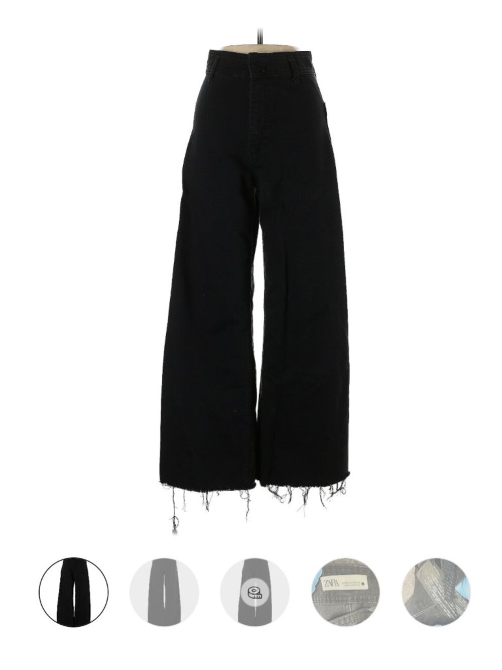 Zara Black Flare & Wide Leg Jeans